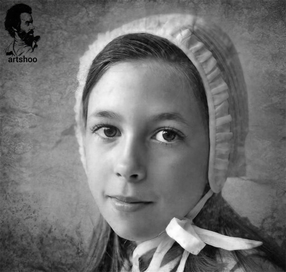 مدل کودک سیاه قلم